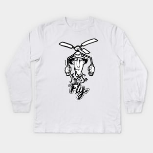 Inspector Gadget I'm So Fly Kids Long Sleeve T-Shirt